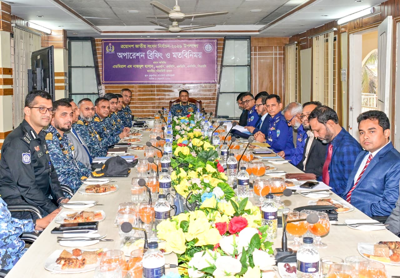 ভয়-ভীতিহীন উৎসবমুখর ভোটের পরিবেশ নিশ্চিতের আহ্বান নৌ প্রধানের